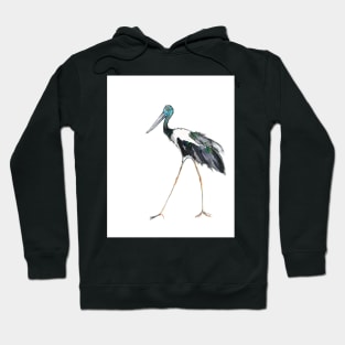 Jabiru Bird. Hoodie